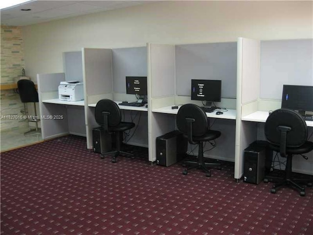 2101 S Ocean Dr Unit 2603, Hollywood, FL 33019 - view of carpeted office space