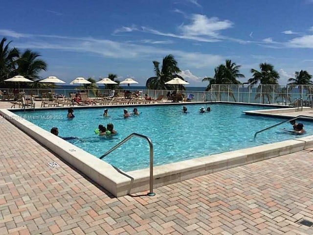 2101 S Ocean Dr Unit 2603, Hollywood, FL 33019 - community pool with a patio area