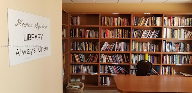 2101 S Ocean Dr Unit 2603, Hollywood, FL 33019 - office space with wall of books