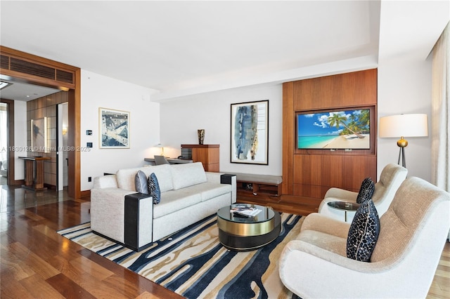 10295 Collins Ave Unit 1114, Bal Harbour, FL 33154 - living area featuring wood finished floors