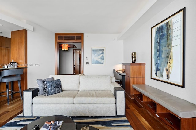10295 Collins Ave Unit 1114, Bal Harbour, FL 33154 - living area with wood finished floors