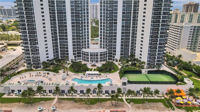 19111 Collins Ave Unit 801, Sunny Isles Beach, FL 33160 - view of urban area with a pool area