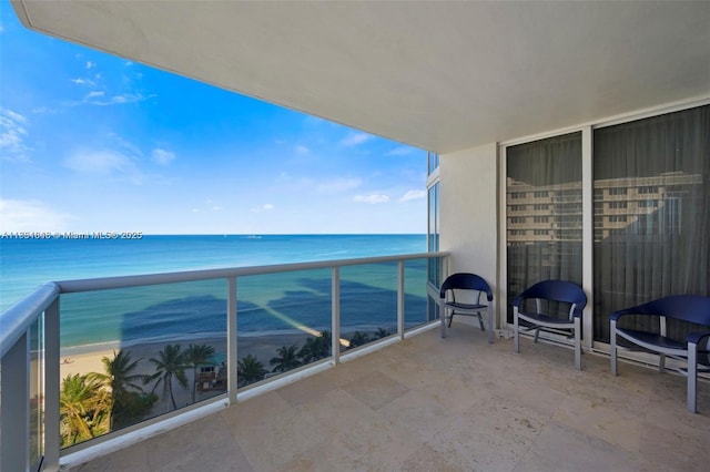 19111 Collins Ave Unit 801, Sunny Isles Beach, FL 33160 - balcony with view of water and beach