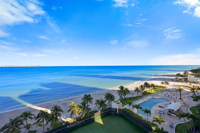 19111 Collins Ave Unit 801, Sunny Isles Beach, FL 33160 - water view featuring nearby beach