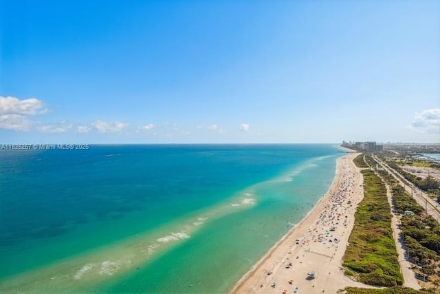 15701 Collins Ave Unit 2902, Sunny Isles Beach, FL 33160 - water view featuring nearby beach