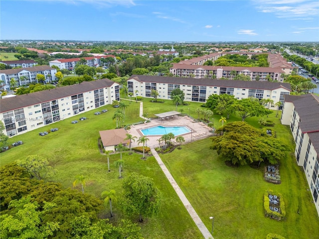 1601 SW 128th Ter Unit 209A, Pembroke Pines, FL 33027 - bird's eye view of a pool and apartment complex