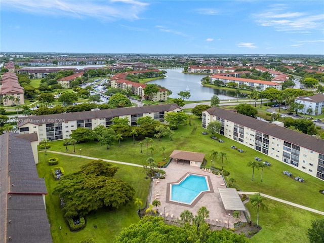 1601 SW 128th Ter Unit 209A, Pembroke Pines, FL 33027 - bird's eye view of apartment complex / building and a large body of water