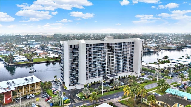 521 N Riverside Dr Unit 707, Pompano Beach, FL 33062 - view of building exterior featuring a water view