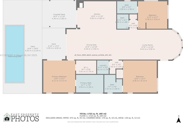 9448 Abbott Ave, Surfside, FL 33154 - view of room layout