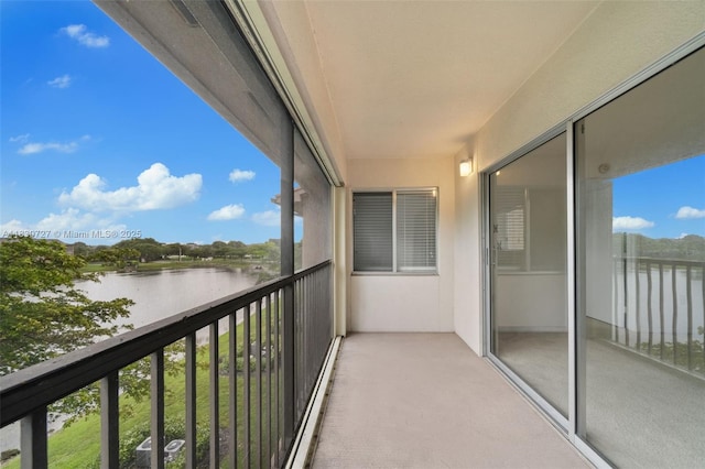 13701 SW 12th St Unit 405A, Pembroke Pines, FL 33027 - balcony featuring a water view