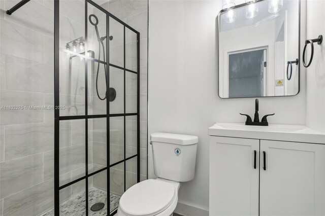 524 NW 7th Ct, Boynton Beach, FL 33426 - full bathroom featuring vanity and a stall shower