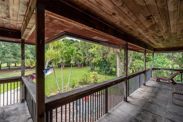 576 Marshall Rd, West Palm Beach, FL 33413 - deck with a yard