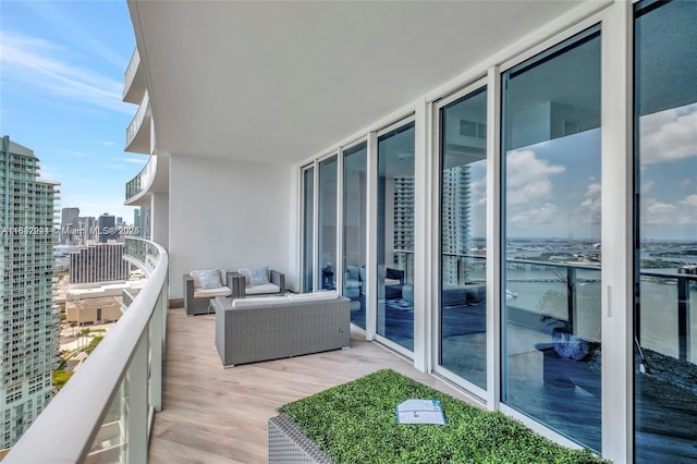 2020 N Bayshore Dr Unit 3408, Miami, FL 33137 - balcony featuring a view of city