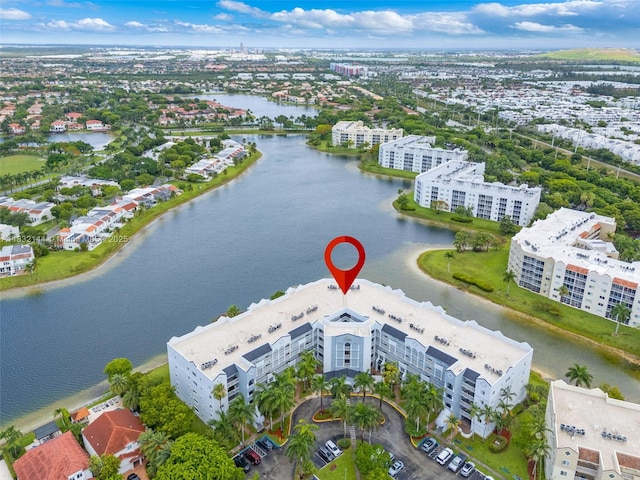 10700 NW 66th St Unit 308, Doral, FL 33178 - bird's eye view of a nearby body of water and apartment complex / building