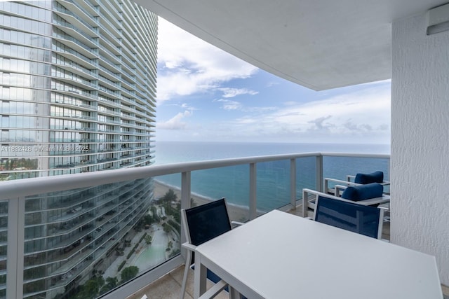 18911 Collins Ave Unit 2002, Sunny Isles Beach, FL 33160 - balcony with a water view