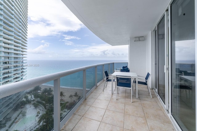 18911 Collins Ave Unit 2002, Sunny Isles Beach, FL 33160 - balcony featuring a water view