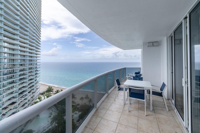 18911 Collins Ave Unit 2002, Sunny Isles Beach, FL 33160 - balcony with a water view