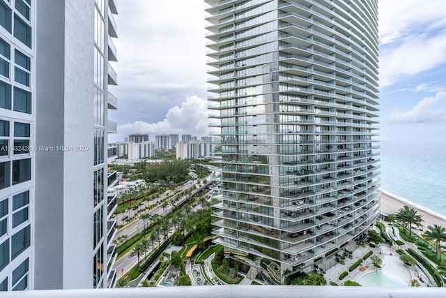 18911 Collins Ave Unit 2002, Sunny Isles Beach, FL 33160 - view of building exterior featuring a water view and a view of city