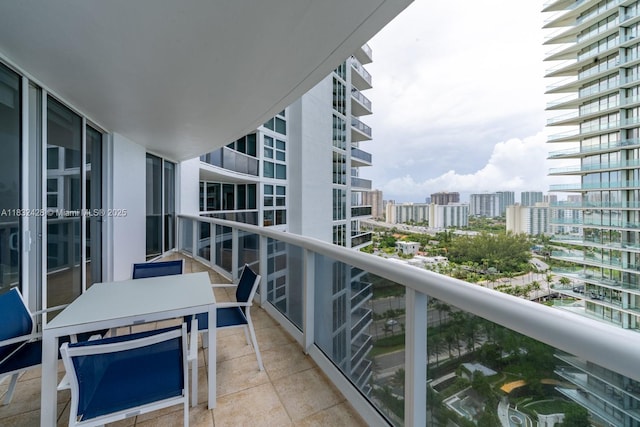 18911 Collins Ave Unit 2002, Sunny Isles Beach, FL 33160 - balcony featuring a view of city