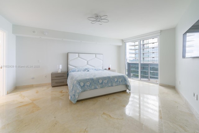 18911 Collins Ave Unit 2002, Sunny Isles Beach, FL 33160 - bedroom featuring access to exterior and baseboards
