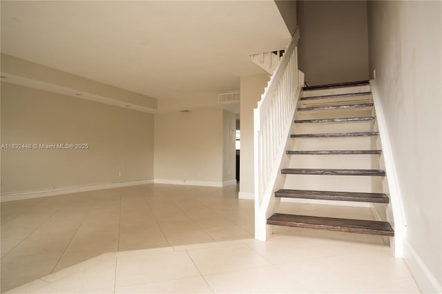 1239 NW 122nd Ter, Pembroke Pines, FL 33026 - staircase with tile patterned floors and baseboards