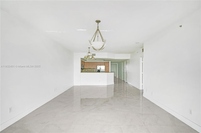 14951 Royal Oaks Ln Unit 806, North Miami, FL 33181 - unfurnished room featuring light marble finish floors