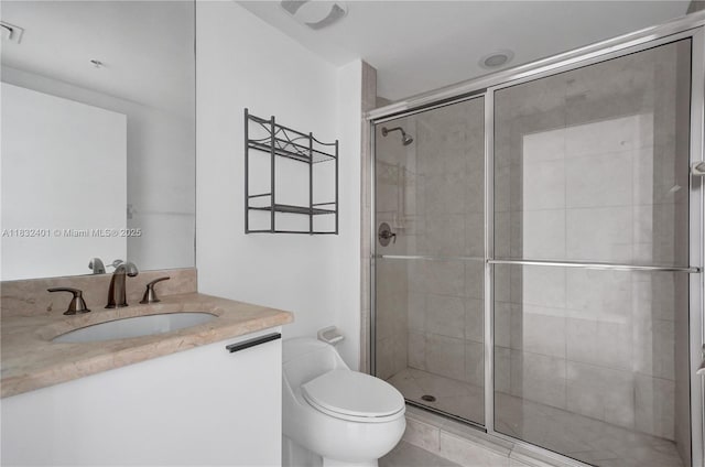 14951 Royal Oaks Ln Unit 806, North Miami, FL 33181 - full bathroom with vanity and a stall shower