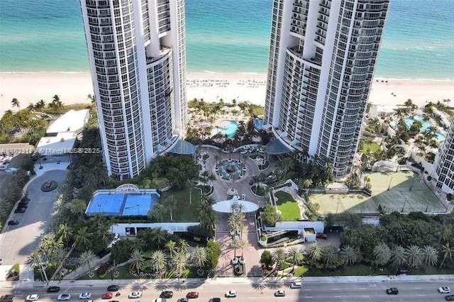 18201 Collins Ave Unit 1202, Sunny Isles Beach, FL 33160 - bird's eye view of expansive beach