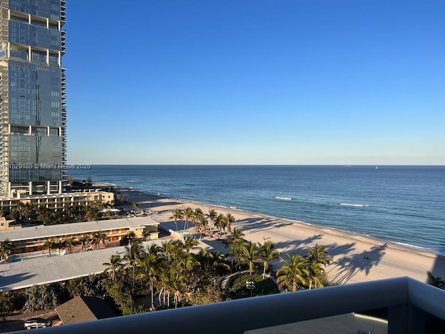 18201 Collins Ave Unit 1202, Sunny Isles Beach, FL 33160 - water view featuring local beach