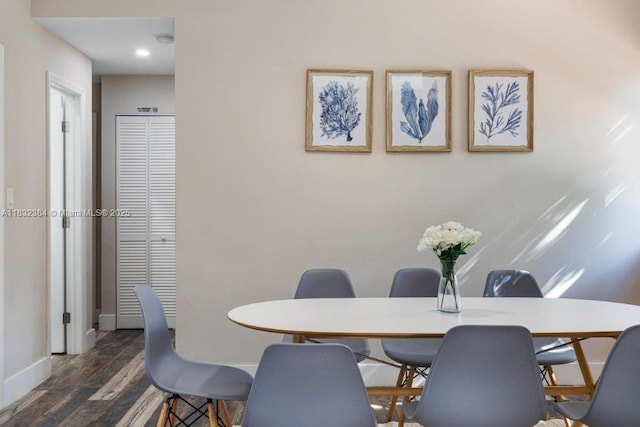 505 SE 20th St, Fort Lauderdale, FL 33316 - dining room with wood finished floors and baseboards