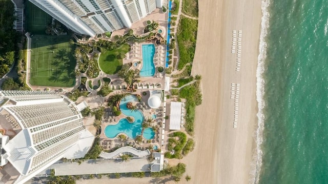 18001 Collins Ave Unit 1107, Sunny Isles Beach, FL 33160 - bird's eye view of a pool area