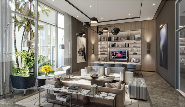 501 SE 6th Ave Unit 611, Fort Lauderdale, FL 33301 - building lobby with recessed lighting