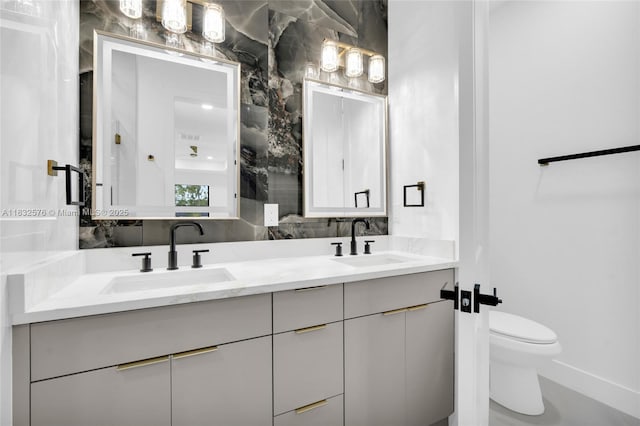 1018 Calvin Ave, Lehigh Acres, FL 33972 - bathroom with double vanity and backsplash
