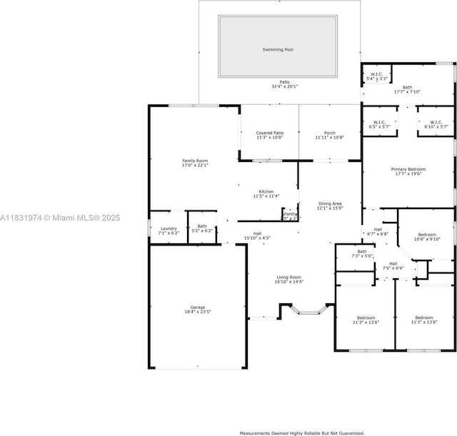 14409 SW 141st Pl, Miami, FL 33186 - view of property floor plan