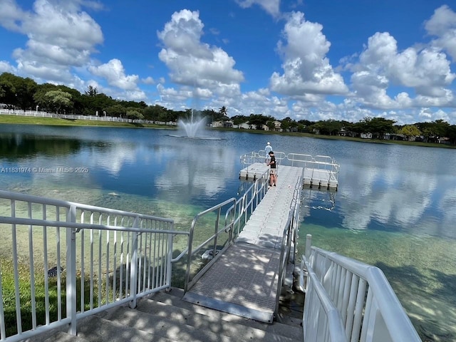 14409 SW 141st Pl, Miami, FL 33186 - dock featuring a water view
