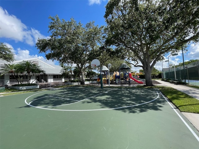 14409 SW 141st Pl, Miami, FL 33186 - view of sport court with community basketball court
