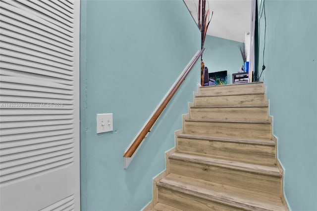 1419 Avon Ln Unit 216, North Lauderdale, FL 33068 - stairway with baseboards