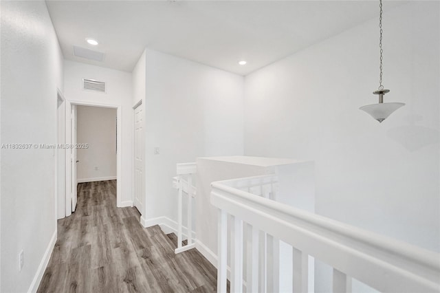5013 Vulcan Way, Davie, FL 33314 - hall with wood finished floors and recessed lighting