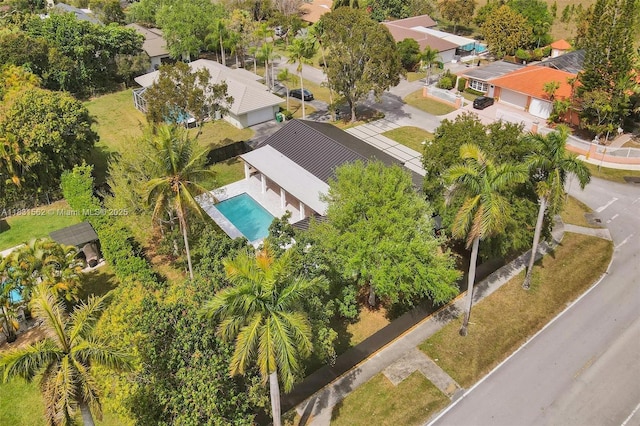 10704 SW 133rd Ter, Miami, FL 33176 - aerial view of residential area featuring a pool area