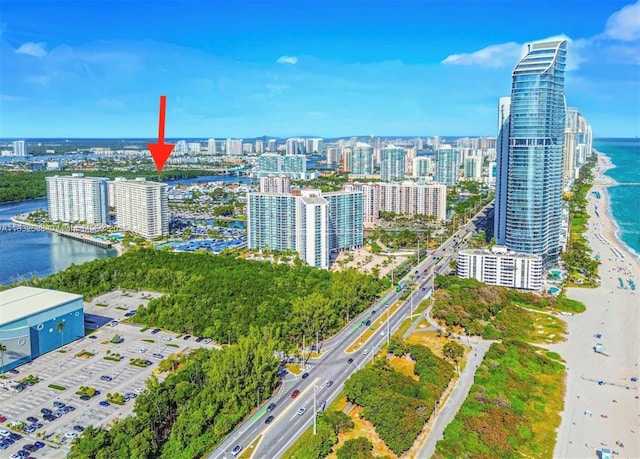 300 Bayview Dr Unit 1801, Sunny Isles Beach, FL 33160 - view of urban area featuring a nearby body of water and a highway