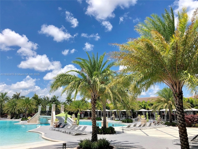 8031 NW 104th Ave Unit 21, Doral, FL 33178 - community pool featuring a patio area