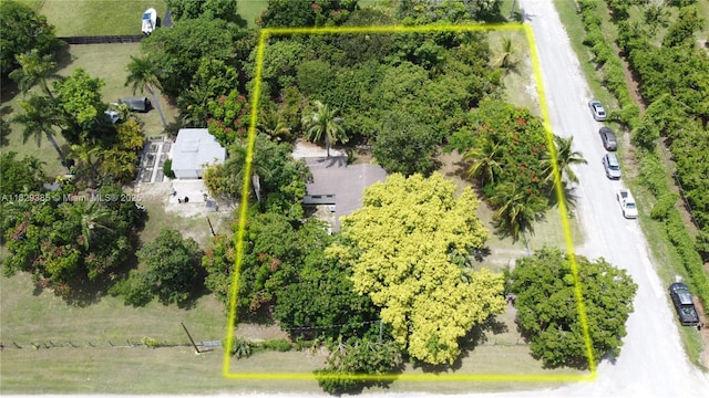 20350 SW 182nd Ave, Miami, FL 33187 - aerial overview of property's location with property parcel outlined