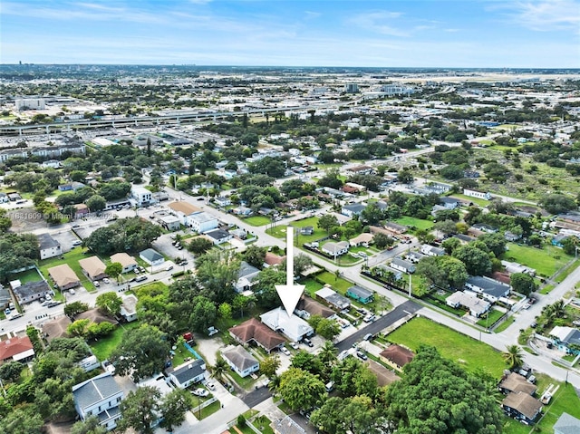 2788 NW 48th St, Miami, FL 33142 - aerial overview of property's location featuring nearby suburban area
