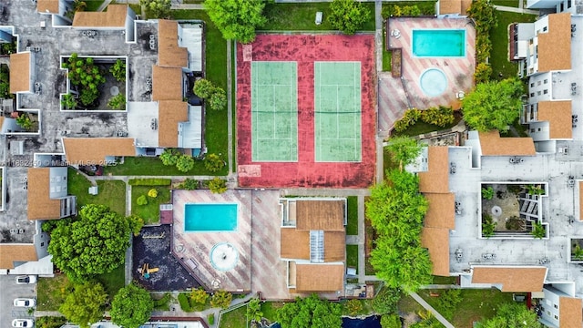 1755 W 60th St Unit D206, Hialeah, FL 33012 - aerial view of a pool