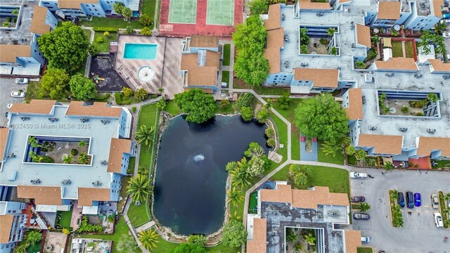 1755 W 60th St Unit D206, Hialeah, FL 33012 - aerial overview of property's location featuring a large body of water