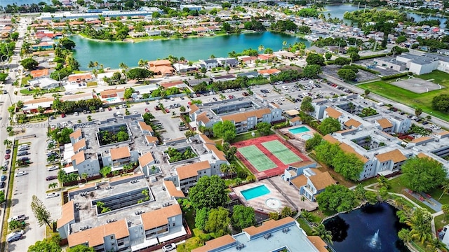 1755 W 60th St Unit D206, Hialeah, FL 33012 - aerial perspective of suburban area with a large body of water