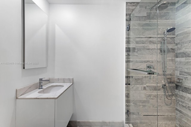 10203 Collins Ave Unit 1003, Bal Harbour, FL 33154 - full bath featuring vanity and a shower stall