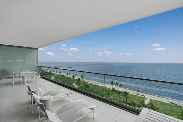 10203 Collins Ave Unit 1003, Bal Harbour, FL 33154 - balcony with view of water and beach