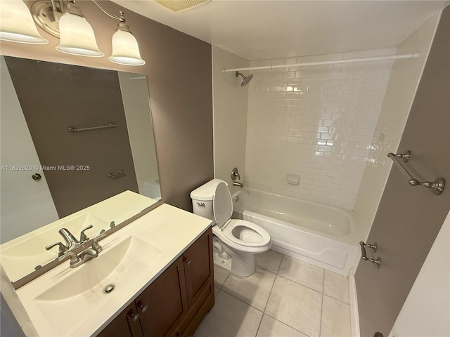 1965 SW 81st Way, Davie, FL 33324 - full bath with vanity, tub / shower combination, and tile patterned floors
