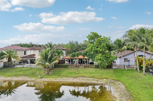 14842 SW 22nd Ter, Miami, FL 33185 - back of house with a water view